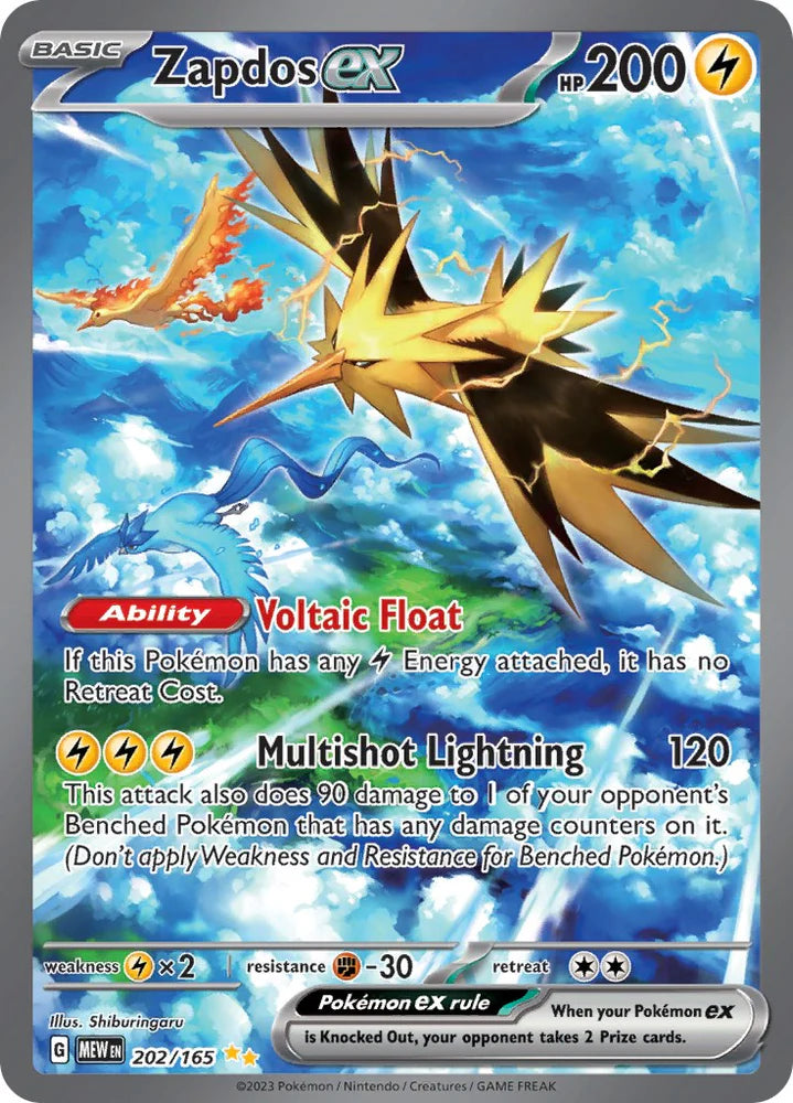 ZAPDOS EX (202/165)
